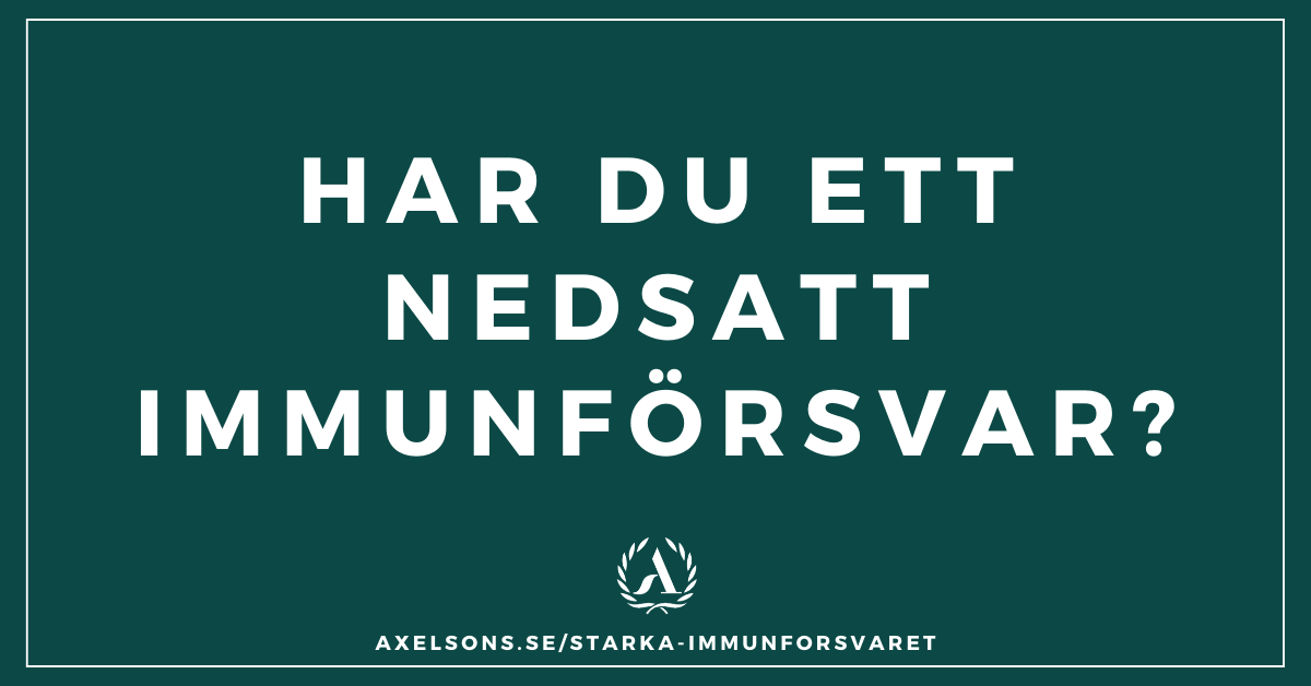 Immunsvikt - styrking av immunforsvaret